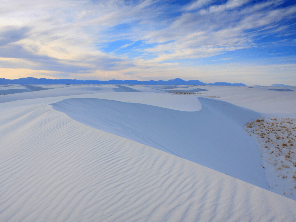 Image of White Sands NP, location of anchoring phenomenon for this NGSS aligned earth science storyline