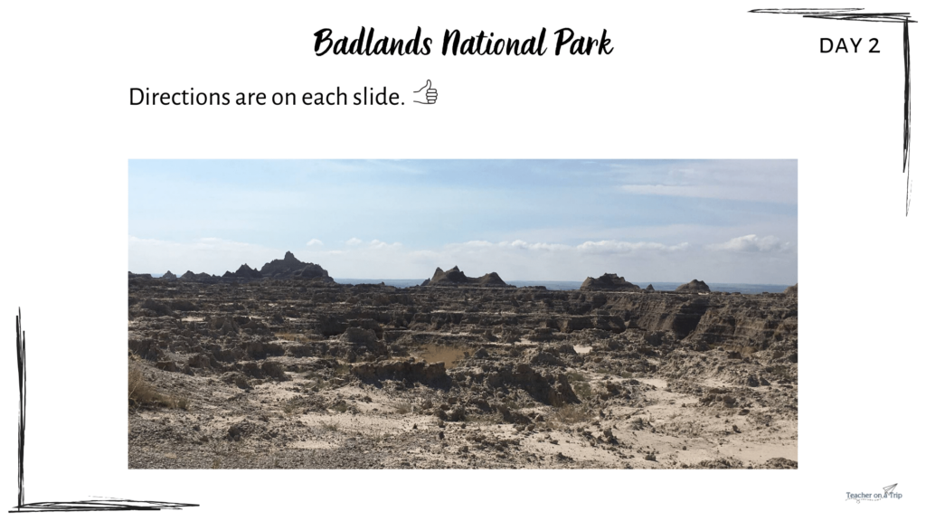 Badlands National Park - Distance Learning Day 2
