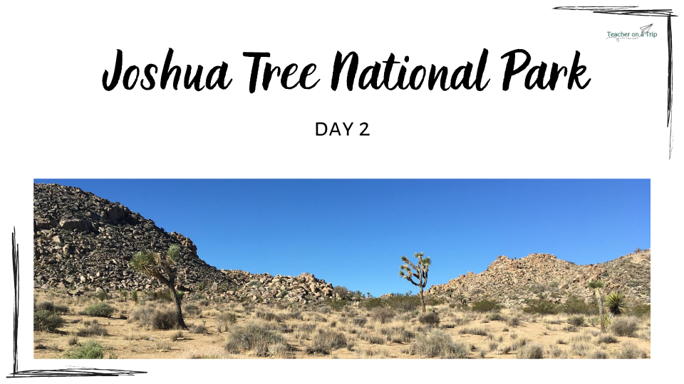 Joshua Tree National Park - Distance Learning Day 2